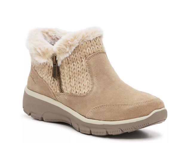 Skechers easy going 2025 zip it booties