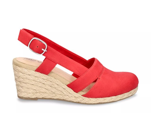 Dsw red wedge sandals hot sale