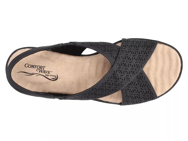 Easy Street Claudia Wedge Sandal Free Shipping DSW