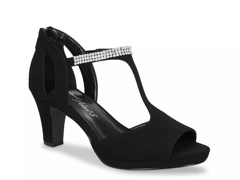 Dsw black chunky heel best sale