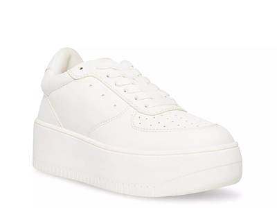 Steve madden white hot sale platform shoes