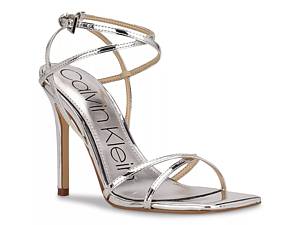 Dsw womens hot sale silver heels