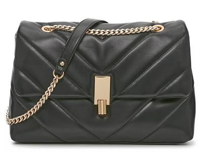 Aldo Black Crossbody Bag Leather Mini Satchel Purse