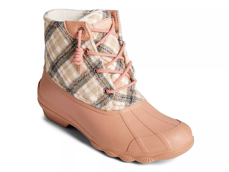 sperry plaid duck boots