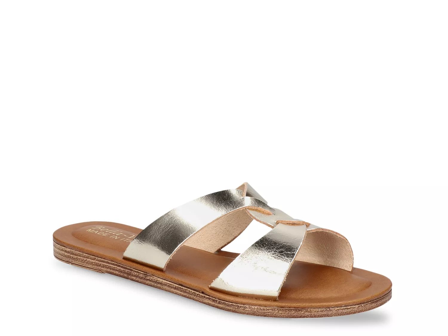 Bella Vita DovItaly Slide Sandal | Women's | Gold Metallic | Size 5.5 | Sandals