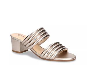 Dsw discount gold sandals