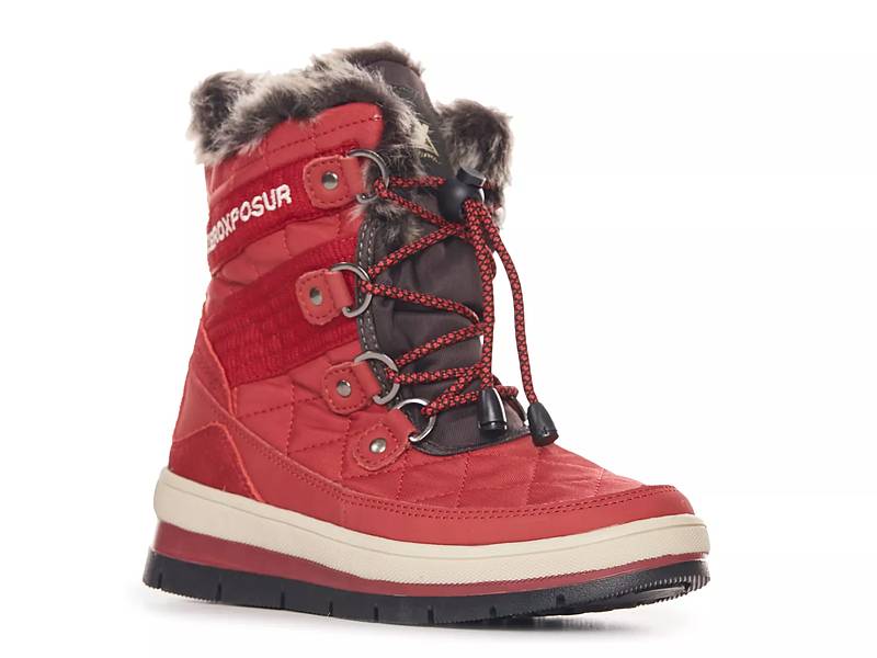 Winter hotsell boots red