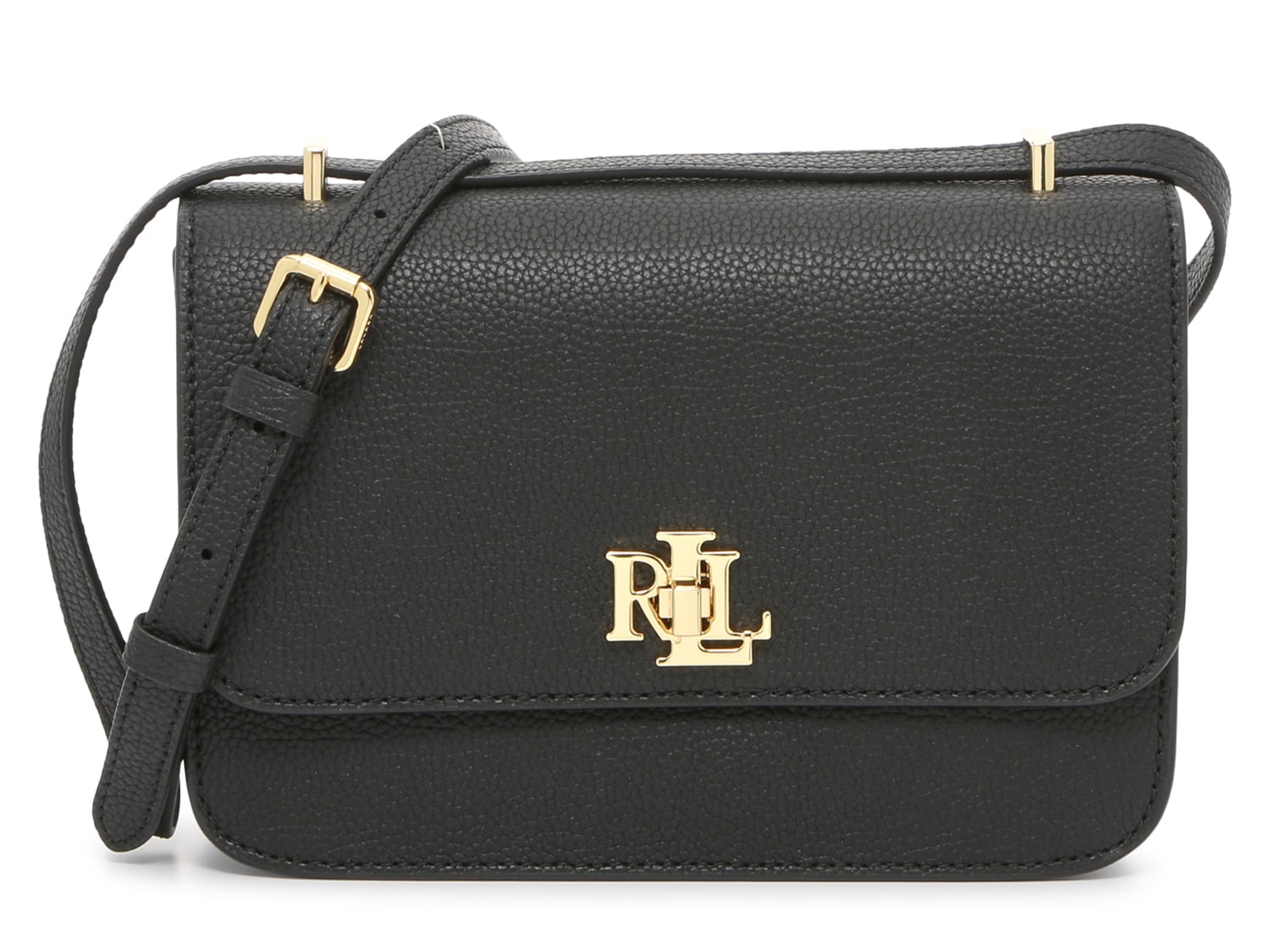 Lauren Ralph Lauren Sophee 22 Embossed Leather Shoulder Bag