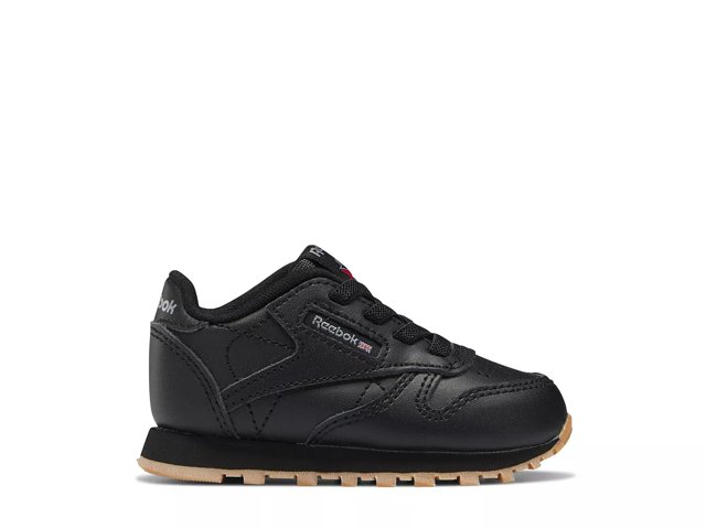 Kids black reebok best sale
