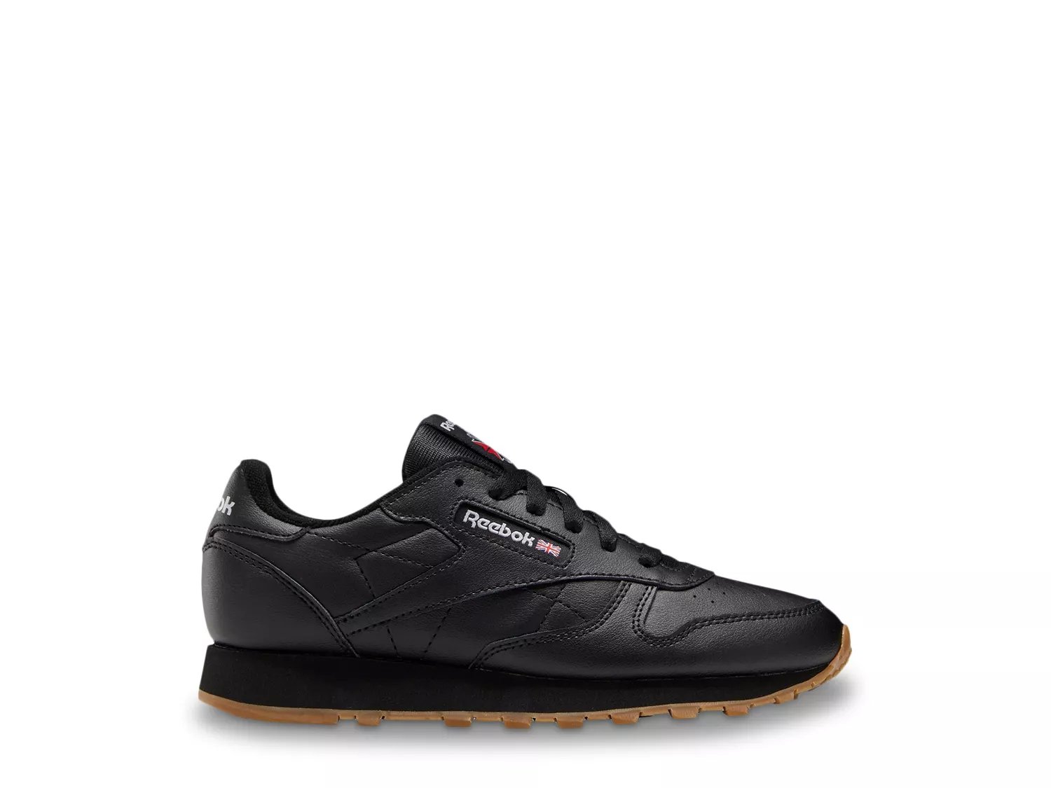 Reebok classic best sale black sneakers