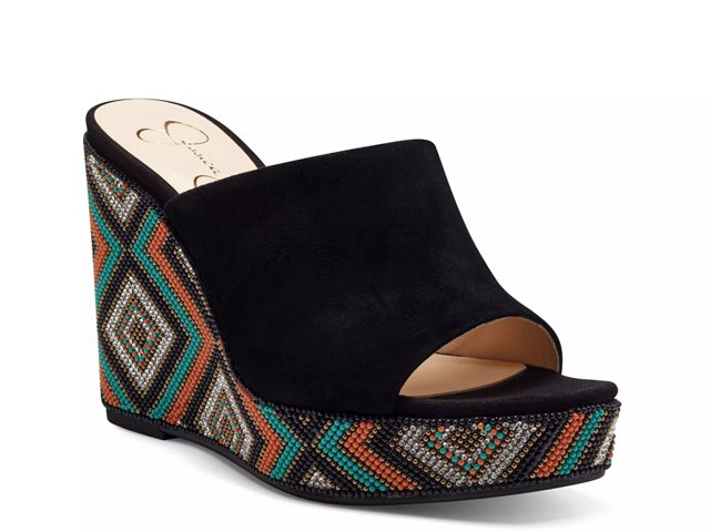 Jessica Simpson Shantelle Wedge Mule Free Shipping DSW
