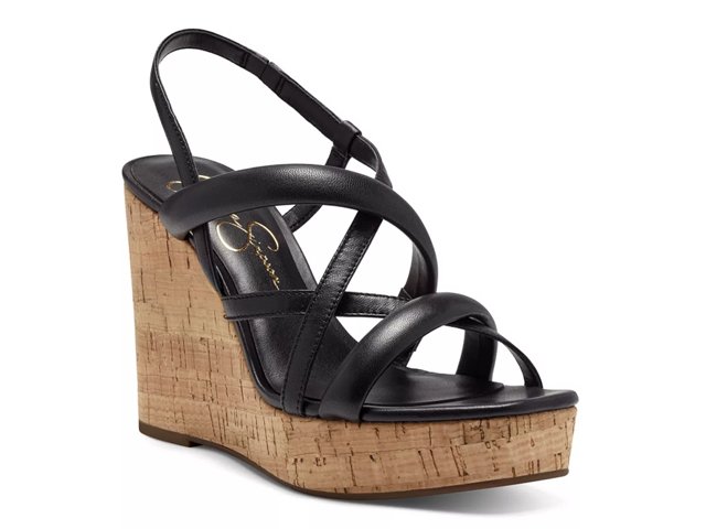 Jessica simpson wedge slides best sale