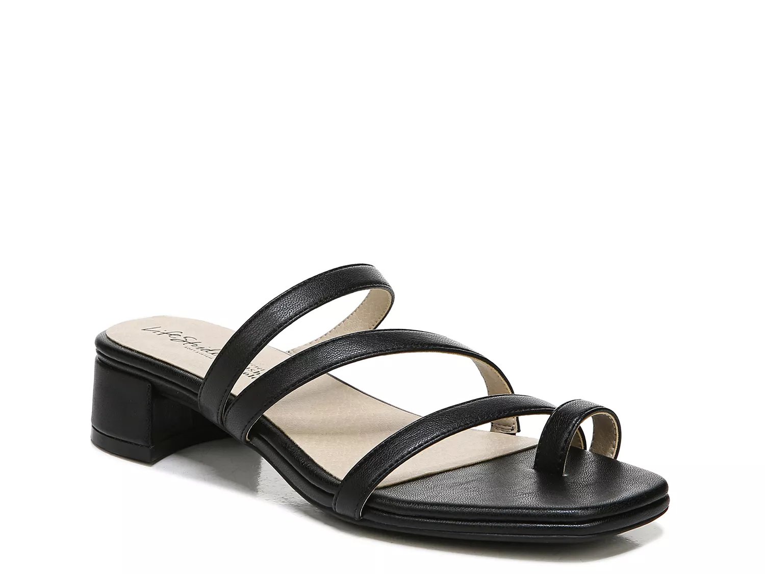 Jasmine Strappy Slide Sandal