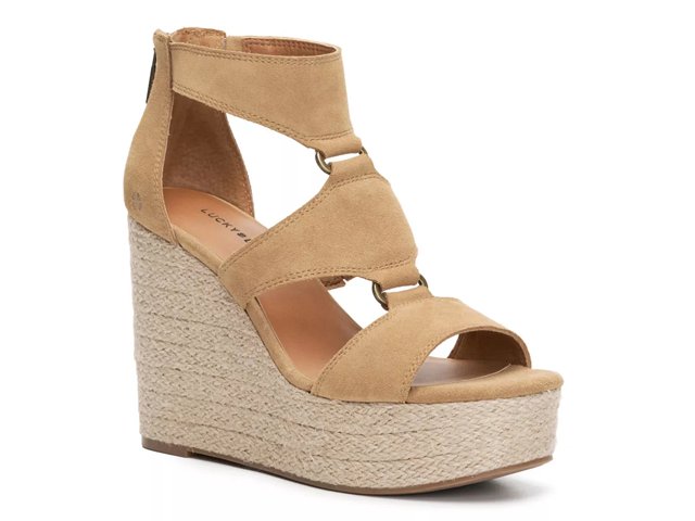 Lucky brand sandals dsw store