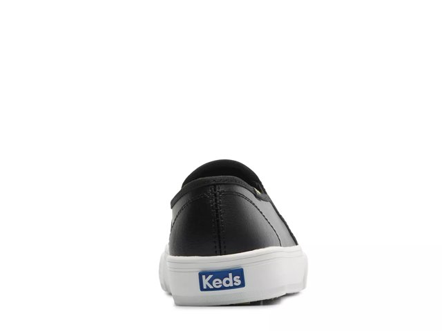 Keds double 2025 decker black leather