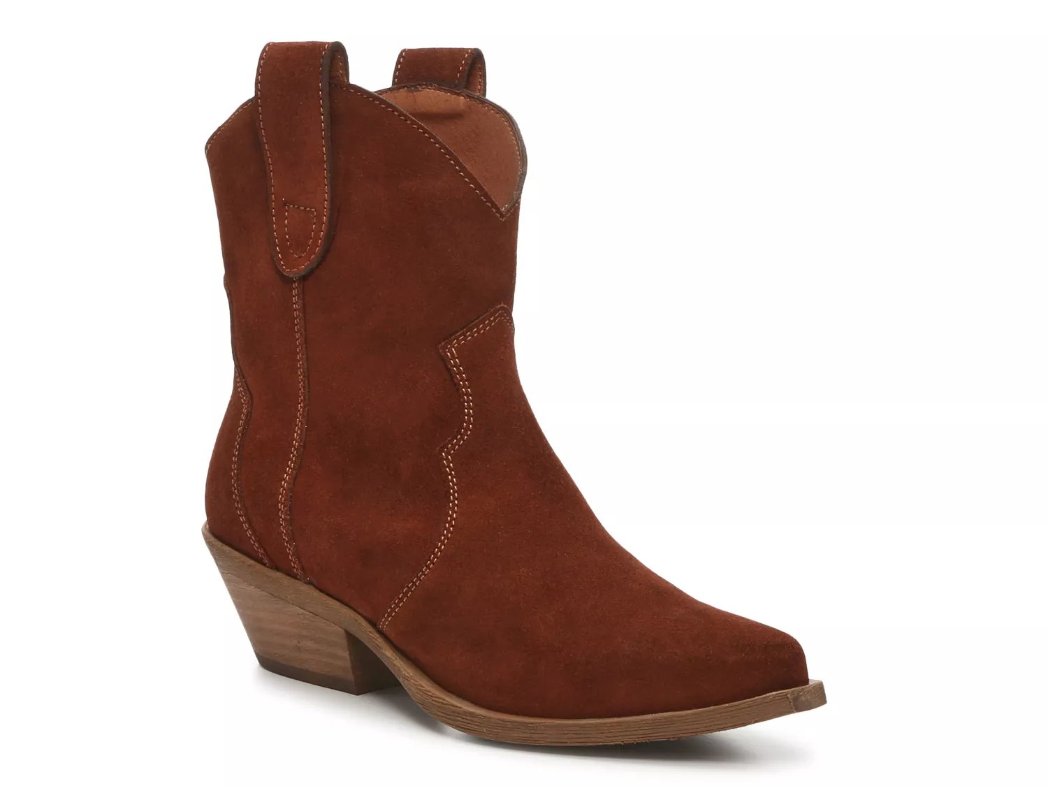 Steve madden western outlet ankle boots