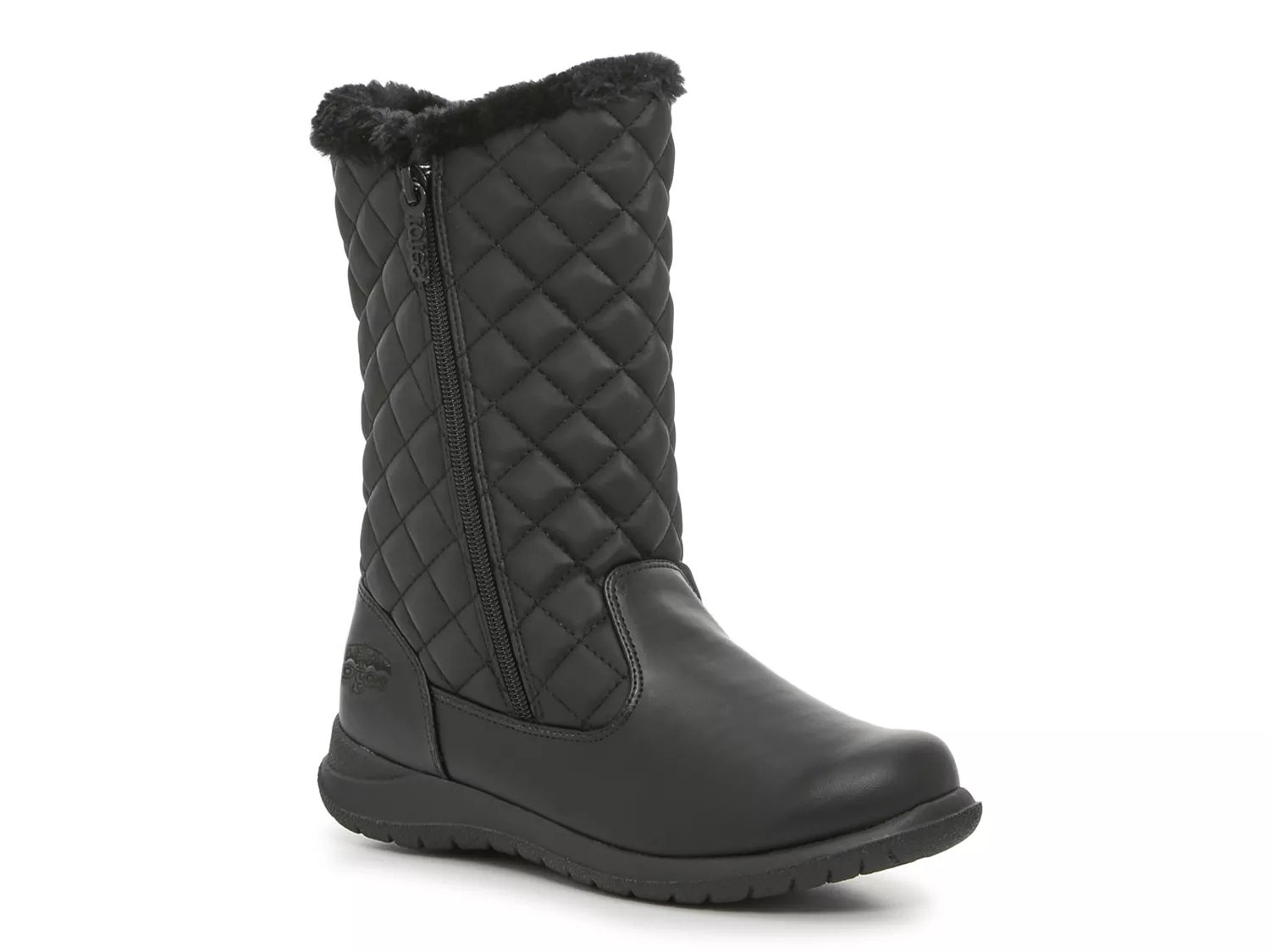 Totes Jackie Quilted Snow Boot Free Shipping DSW