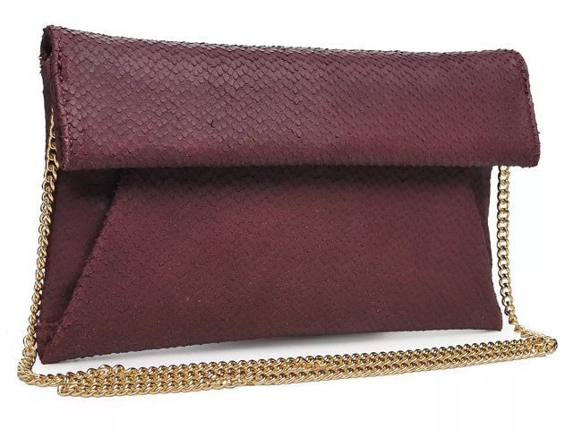 Moda Luxe Audrey Clutch Burgundy