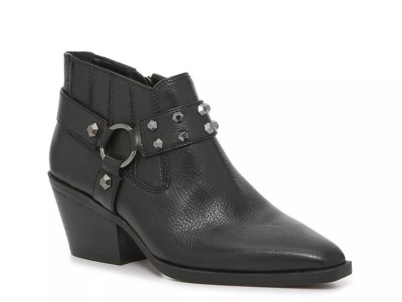 Robyn Black Studded Bootie