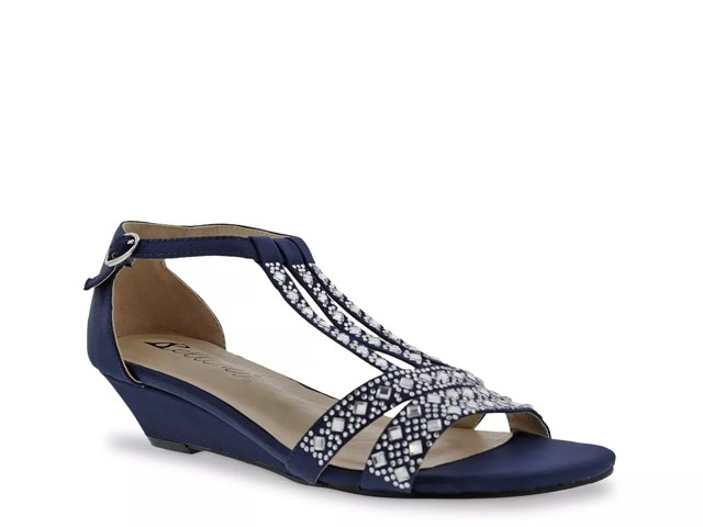 Dsw navy wedge sandals on sale