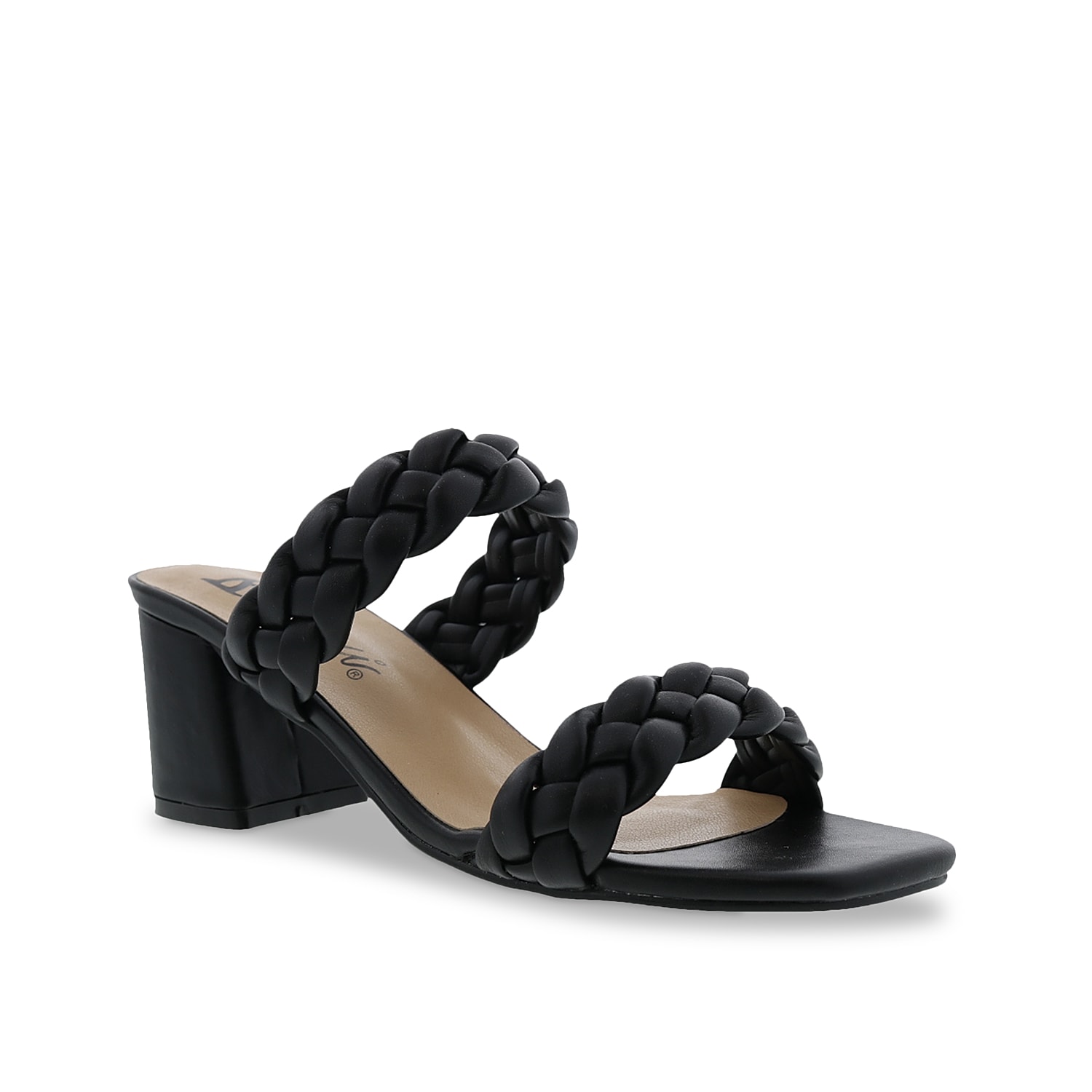 Bellini Fuss Sandal | Women's | Black | Size 6.5 | Heels | Sandals | Block | Slide