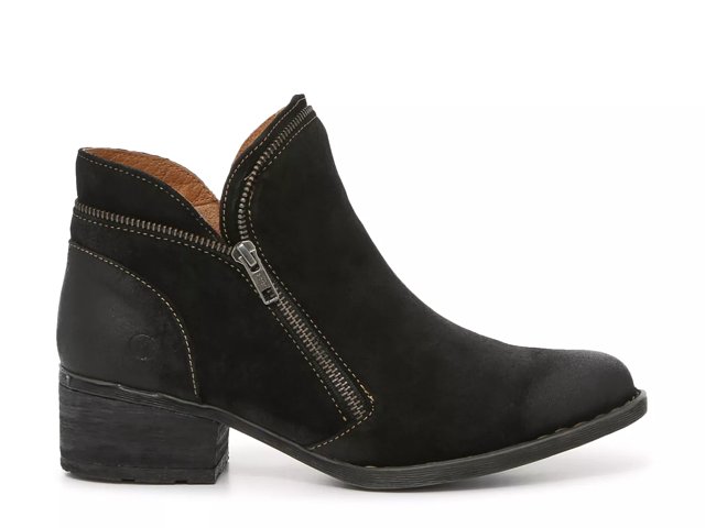 Born black leather ankle best sale boots