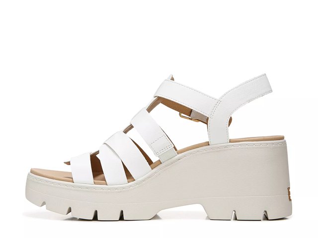 Dr. Scholl s Check It Out Wedge Sandal Free Shipping DSW