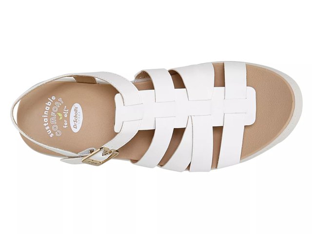 Dr. Scholl s Check It Out Wedge Sandal Free Shipping DSW