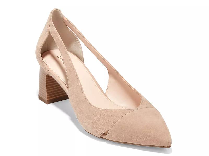 Cole haan block online heel pump