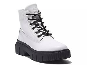 Shop Women s White Combat Lace Up Boots DSW