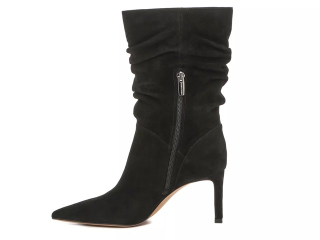 Vince black suede hot sale booties