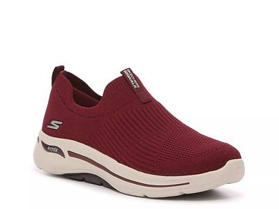 Burgundy on sale slip ons