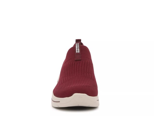 Skechers maroon sneakers sales