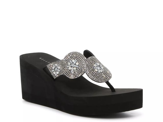 Kelly & Katie Ammie Wedge Flip Flop - Free Shipping | DSW