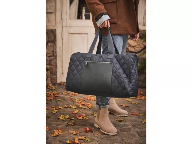 DSW Exclusive Free Quilted Weekender Bag