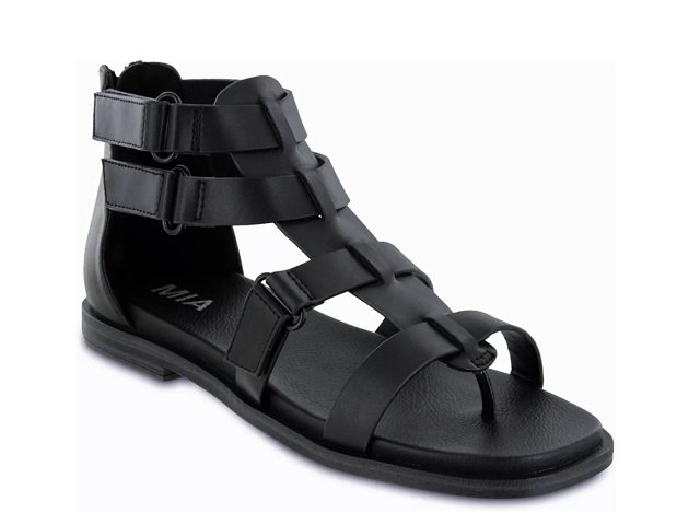 Mia gladiator sandals black clearance