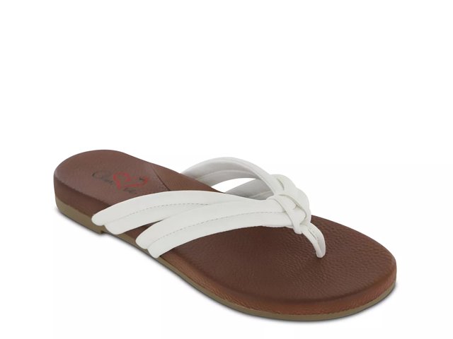 Dsw white flip flops sales