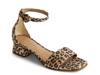 Jalena Sandal Brown Cheetah Print view