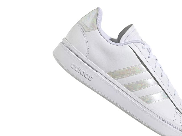 adidas Women's Grand Court Tennis Shoe, White/White