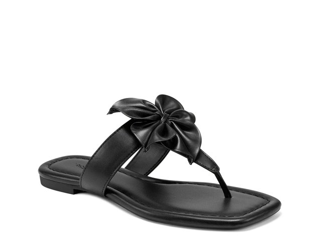 Dsw black top flat sandals