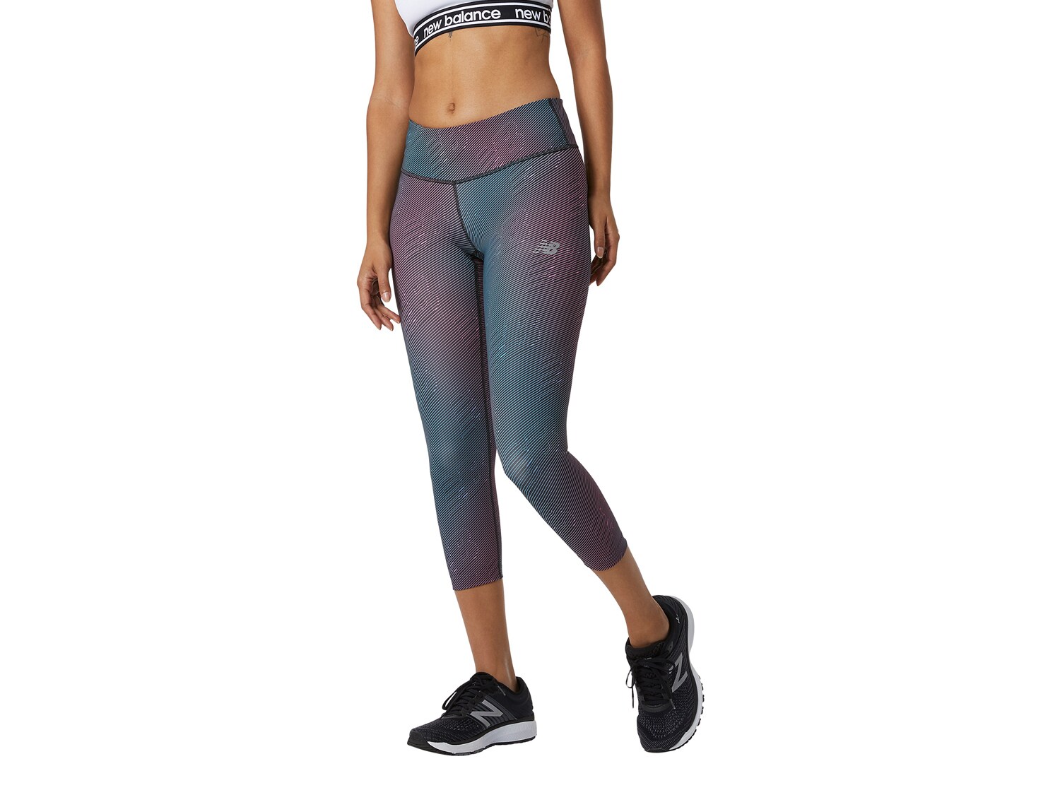 New Balance Printed Accelerate Women's Capris - Free Shipping | DSW