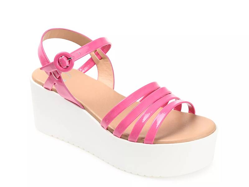 Pink discount wedges dsw