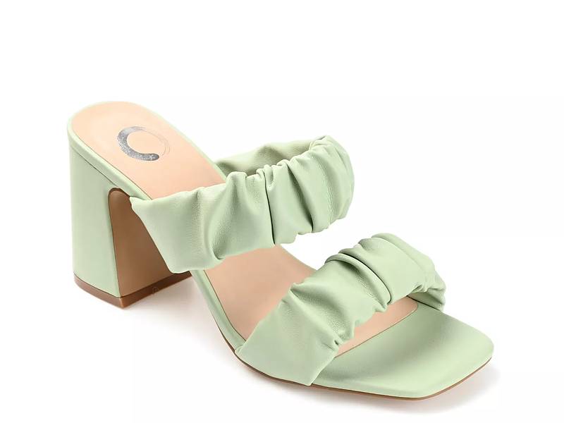 Buy London Rag Mint High Heeled Sliders Sandals Online