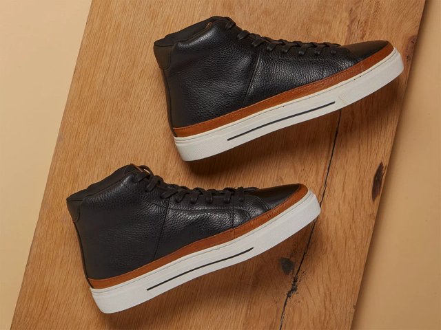 Leather boot sneakers deals
