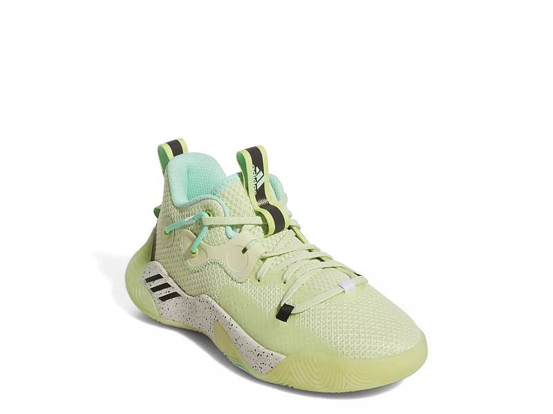 Adidas neon green sale basketball shoes