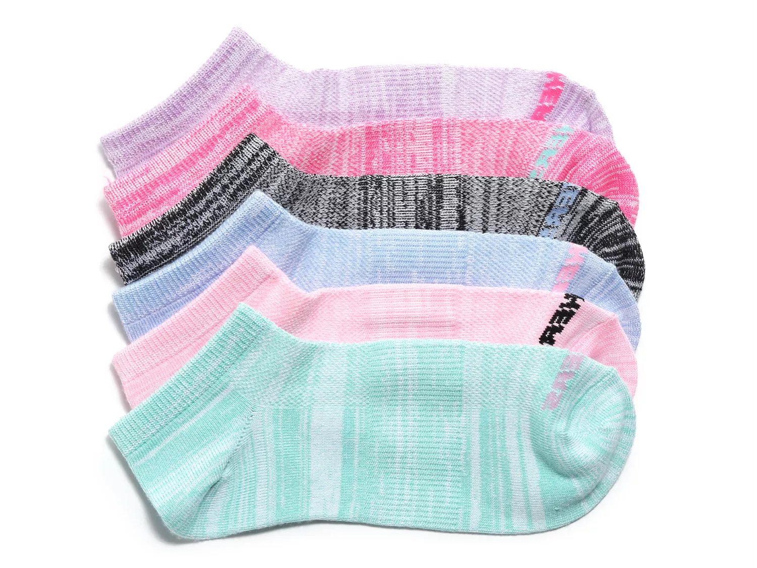 Skechers Comfort Space Dye Kids' No Show Socks - 6 Pack - Free Shipping |  DSW