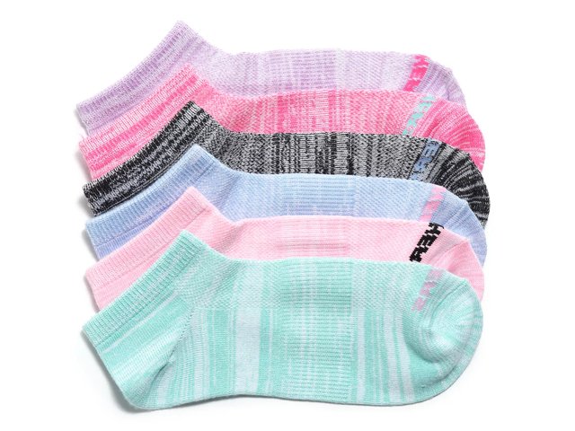 Skechers Comfort Space Dye Kids No Show Socks 6 Pack
