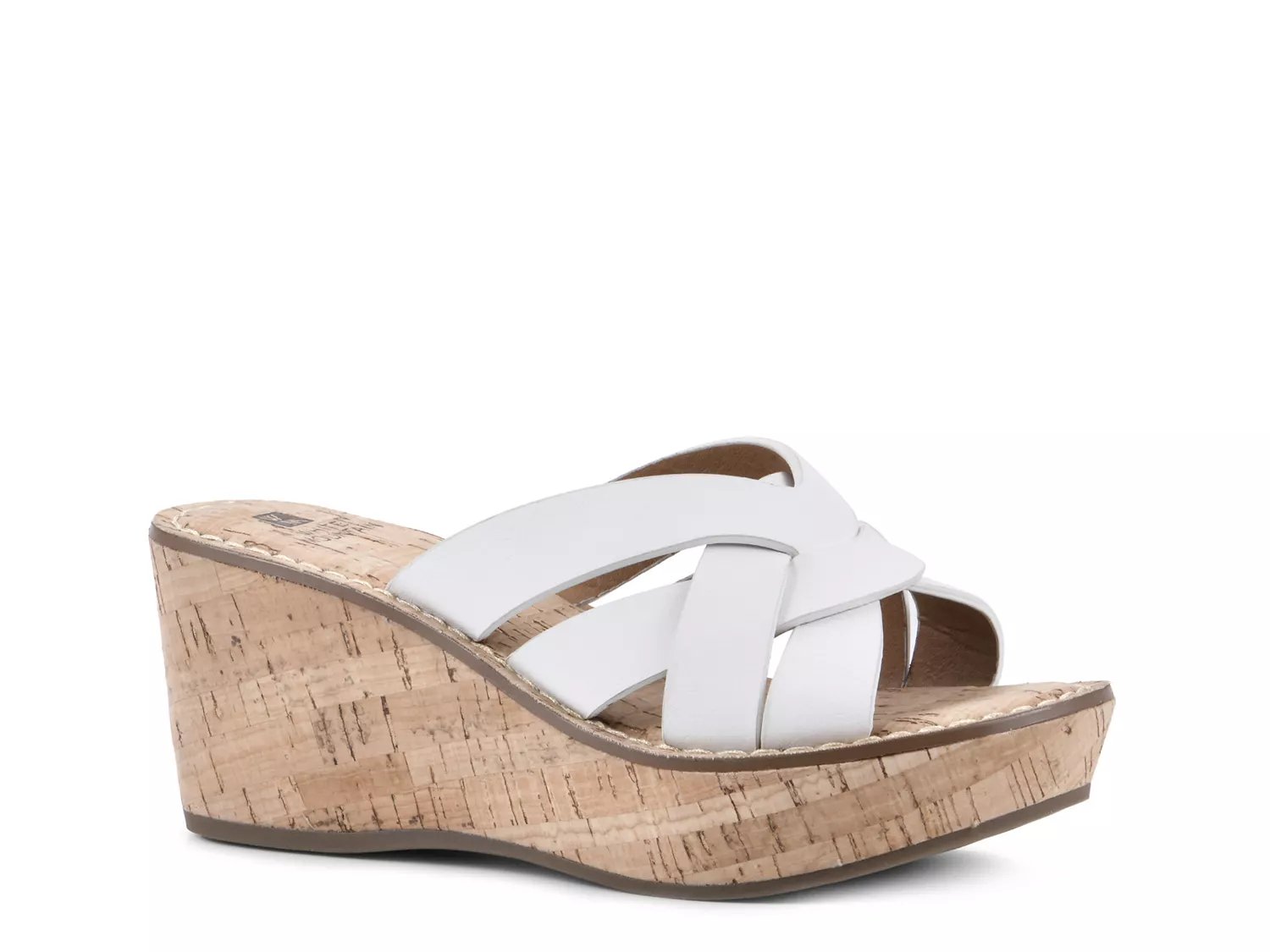 White wedges hot sale dsw