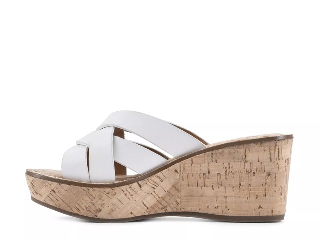 White Mountain Samwell Wedge Sandal