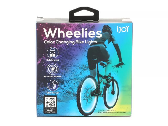 Colorful bike cheap lights